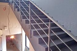 Ограждения из нержавеющей стали с тремя ригелями в Алматы. Готовые проекты ПерилаГлавСнаб - фото 8