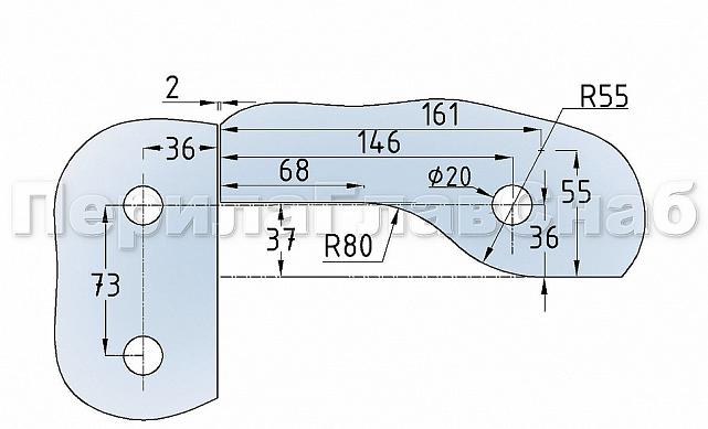 Фитинг угловой соединительный с ответной частью под замок со стопором, полированный t142 PSS 3