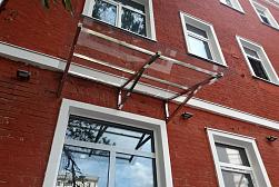 Козырьки и навесы на металлокаркасе в Алматы. Готовые проекты ПерилаГлавСнаб - фото 18