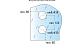 Комплект торцевого крепления несущего стекла, полированный, литой. AISI 304 k277-6 