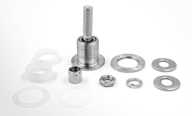 Стеклодержатель (рутель) под стекло толщиной от 16 до 24 мм, полированный (AISI 304) k269 8