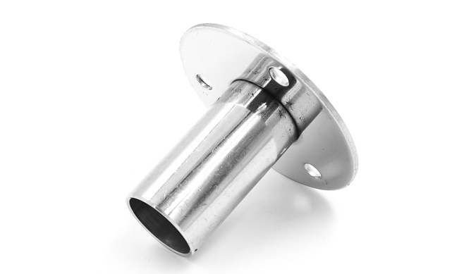 Треханкерная закладная для трубы Ø38.1х1.5 мм, на деревянную ступень ФЛАНЕЦ 3 мм (AISI 316) k232-3 3 Треханкерная закладная для трубы Ø38.1х1.5 мм, на деревянную ступень ФЛАНЕЦ 3 мм (AISI 316) k232-3 3