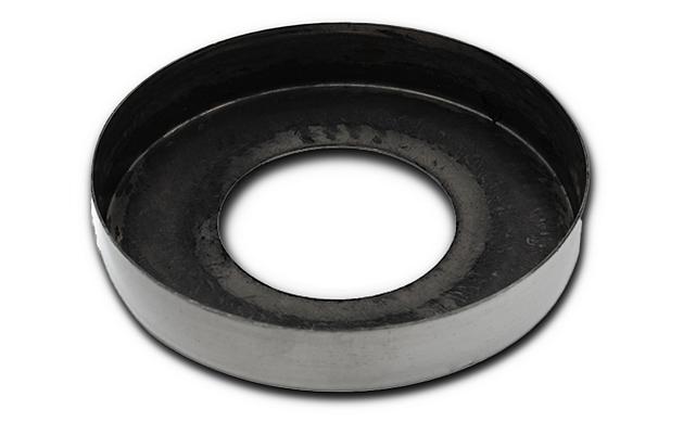 Низ стойки Ø50.8 мм, 100х18.5х0.8, полированный, (AISI 304) k217 3