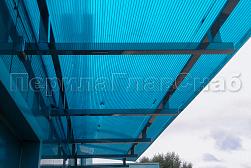 Консольные козырьки и навесы в Алматы. Готовые проекты ПерилаГлавСнаб - фото 5