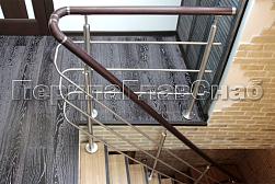 Ограждения из нержавеющей стали с тремя ригелями в Алматы. Готовые проекты ПерилаГлавСнаб - фото 1