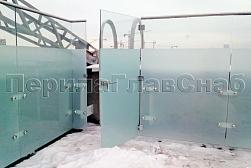 Стеклянные перила для балконов в Алматы. Готовые проекты ПерилаГлавСнаб - фото 12