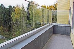 Стеклянные перила для балконов в Алматы. Готовые проекты ПерилаГлавСнаб - фото 32