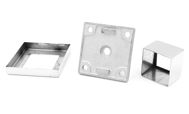 Цанга под трубу 40х40 мм, полированная, (AISI 304) k333 6