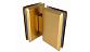 Петля для душевой кабины стекло-стекло 180°, 90*55, цинк, под золото t303 Zn Gold