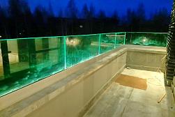 Поручни, перила и ограждения с подсветкой в Алматы. Готовые проекты ПерилаГлавСнаб - фото 11