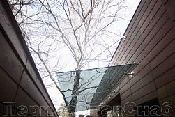 Стеклянные козырьки на вантах в Алматы. Готовые проекты ПерилаГлавСнаб - фото 26