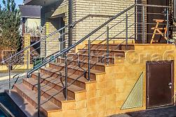 Ограждения из нержавеющей стали с тремя ригелями в Алматы. Готовые проекты ПерилаГлавСнаб - фото 3