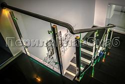 Поручни, перила и ограждения с подсветкой в Алматы. Готовые проекты ПерилаГлавСнаб - фото 26