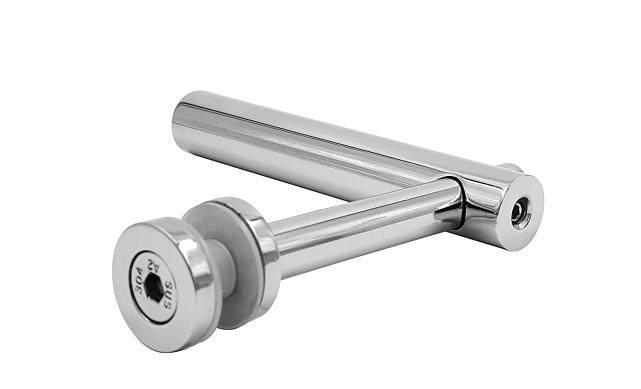 Спайдерный стеклодержатель для стекла 10 мм (5+5 мм), регулируемый, полированный (AISI 304) k213 6