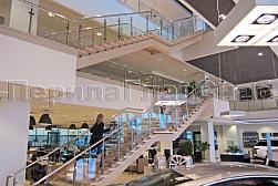 Стеклянные ограждения для торговых  и бизнес центров в Алматы. Готовые проекты ПерилаГлавСнаб - фото 26