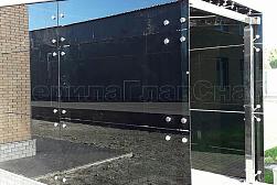 Козырьки и навесы на металлокаркасе в Алматы. Готовые проекты ПерилаГлавСнаб - фото 11