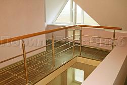 Ограждения из нержавеющей стали с тремя ригелями в Алматы. Готовые проекты ПерилаГлавСнаб - фото 13