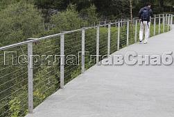 Тросовые ограждения в Алматы. Готовые проекты ПерилаГлавСнаб - фото 5
