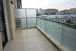 Стеклянные перила для балконов в Алматы. Готовые проекты ПерилаГлавСнаб - фото 13