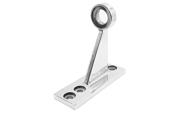 Крепление козырька к стойке алюминиевого фасада, AISI 304, литое , полированное, k611 5 Крепление козырька к стойке алюминиевого фасада, AISI 304, литое , полированное, k611 5