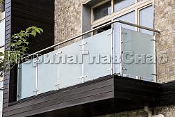 Стеклянные перила для балконов в Алматы. Готовые проекты ПерилаГлавСнаб - фото 34