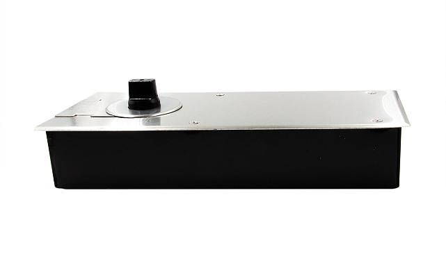 Доводчик для стеклянной двери до 80 кг EN2, напольный, 500 тыс. циклов, нержавеющая сталь AISI 304, шлифованная t182 SSS 8