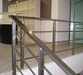 Три ригеля на держателях, квадратный поручень и круглые стойки в Алматы. Готовые проекты ПерилаГлавСнаб - фото 2