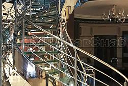 Ограждения для лестниц в Алматы. Готовые проекты ПерилаГлавСнаб - фото 19