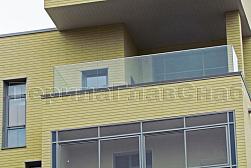 Стеклянные перила для балконов в Алматы. Готовые проекты ПерилаГлавСнаб - фото 31