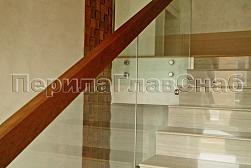 Цельностеклянные ограждения на несущем стекле в Алматы. Готовые проекты ПерилаГлавСнаб - фото 24