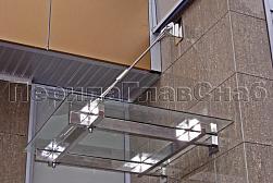 Козырьки и навесы на металлокаркасе в Алматы. Готовые проекты ПерилаГлавСнаб - фото 25