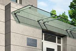 Консольные козырьки и навесы в Алматы. Готовые проекты ПерилаГлавСнаб - фото 8