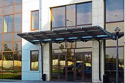 Консольные козырьки и навесы в Алматы. Готовые проекты ПерилаГлавСнаб - фото 11