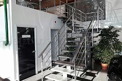 Перила для лестниц из металла в Алматы. Готовые проекты ПерилаГлавСнаб - фото 18