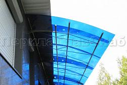 Консольные козырьки и навесы в Алматы. Готовые проекты ПерилаГлавСнаб - фото 2