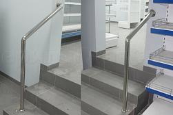 Ограждения и перила без ригелей из нержавеющей стали (без заполнения) в Алматы. Готовые проекты ПерилаГлавСнаб - фото 1