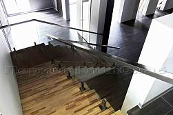 Стеклянные перила для лестниц в Алматы. Готовые проекты ПерилаГлавСнаб - фото 10