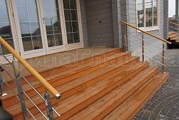 Перила и ограждения из нержавейки и дерева в Алматы. Готовые проекты ПерилаГлавСнаб - фото 9