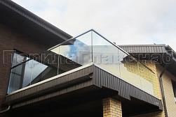 Стеклянные перила для балконов в Алматы. Готовые проекты ПерилаГлавСнаб - фото 43