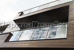 Стеклянные перила для балконов в Алматы. Готовые проекты ПерилаГлавСнаб - фото 39