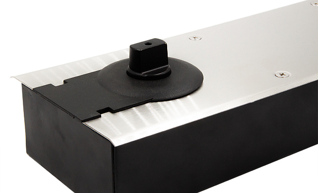 Доводчик для стеклянной двери напольный, шлифованный EN2 250 тыс. циклов 115гр (дверь 800мм  до 80 кг) t186 SSS 5