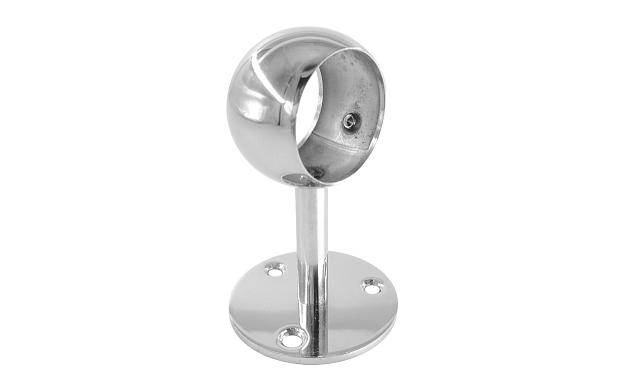 Держатель поручня Ø42,4мм, выносной, с обхватом, полированный, AISI 304 k256-42 5