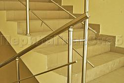 Перила и ограждения из нержавеющей стали с двумя ригелями в Алматы. Готовые проекты ПерилаГлавСнаб - фото 10