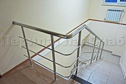 Ограждения из нержавеющей стали с тремя ригелями в Алматы. Готовые проекты ПерилаГлавСнаб - фото 14