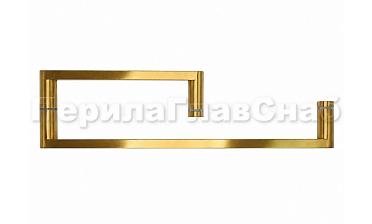 Ручка 225х425 круглая+квадратная труба AISI 304, под золото t628 Gold купить в Алматы