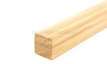 Дубовый поручень 40х40 некрашеный БЕЗ ПАЗА, Премиум Ф-1076 купить в Алматы