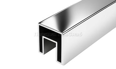 Труба 40х40 мм, с пазом 24х24, полированная 600Grit, AISI 304 k856 купить в Алматы