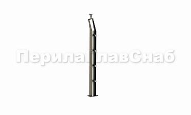 Стойка эксклюзивная с 4 ригеледержателями, крепление в пол, регулируемый ложемент (AISI 304) k787 купить в Алматы
