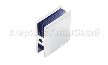 Коннектор для душевой кабины стена-стекло 45х45, цинк, вырез 67, цинк-хром полированный Фt730 PZn купить в Алматы